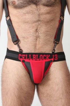 CellBlock 13 Spartan Jockstrap - Red