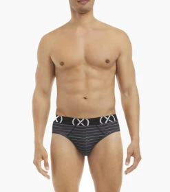 2(X)ist - (X) Sport Brief 3-Pack - Red/Navy/Stripe -Swimming Clothing 11731 44877.1652561638