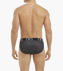 2(X)ist - (X) Sport Brief 3-Pack - Red/Navy/Stripe -Swimming Clothing 11733 16601.1652561640