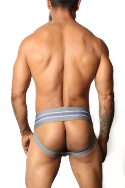CellBlock 13 Tight End Jockstrap - Grey -Swimming Clothing 12189 75764.1652561631