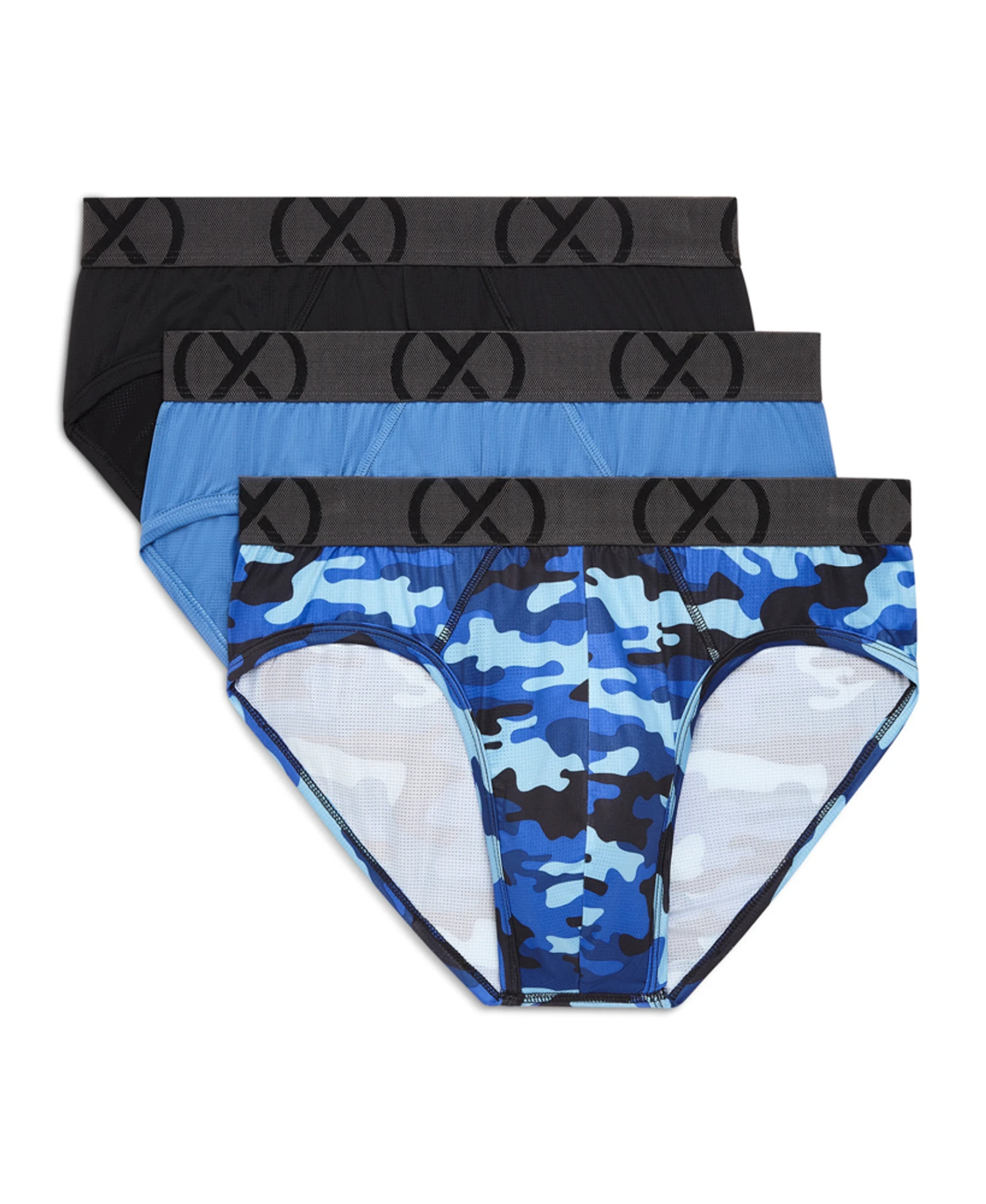 2(X)ist - (X) Sport Mesh Brief 3-Pack - Blue Camo 3 2(X)ist - (X) Sport Mesh Brief 3-Pack - Blue Camo
