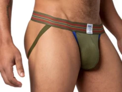Bike Athletic Mesh Jockstrap - Olive 8 Bike Athletic Mesh Jockstrap - Olive -Swimming Clothing 12253 45719.1652561628