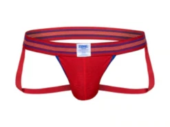 Bike Athletic Mesh Jockstrap - Red