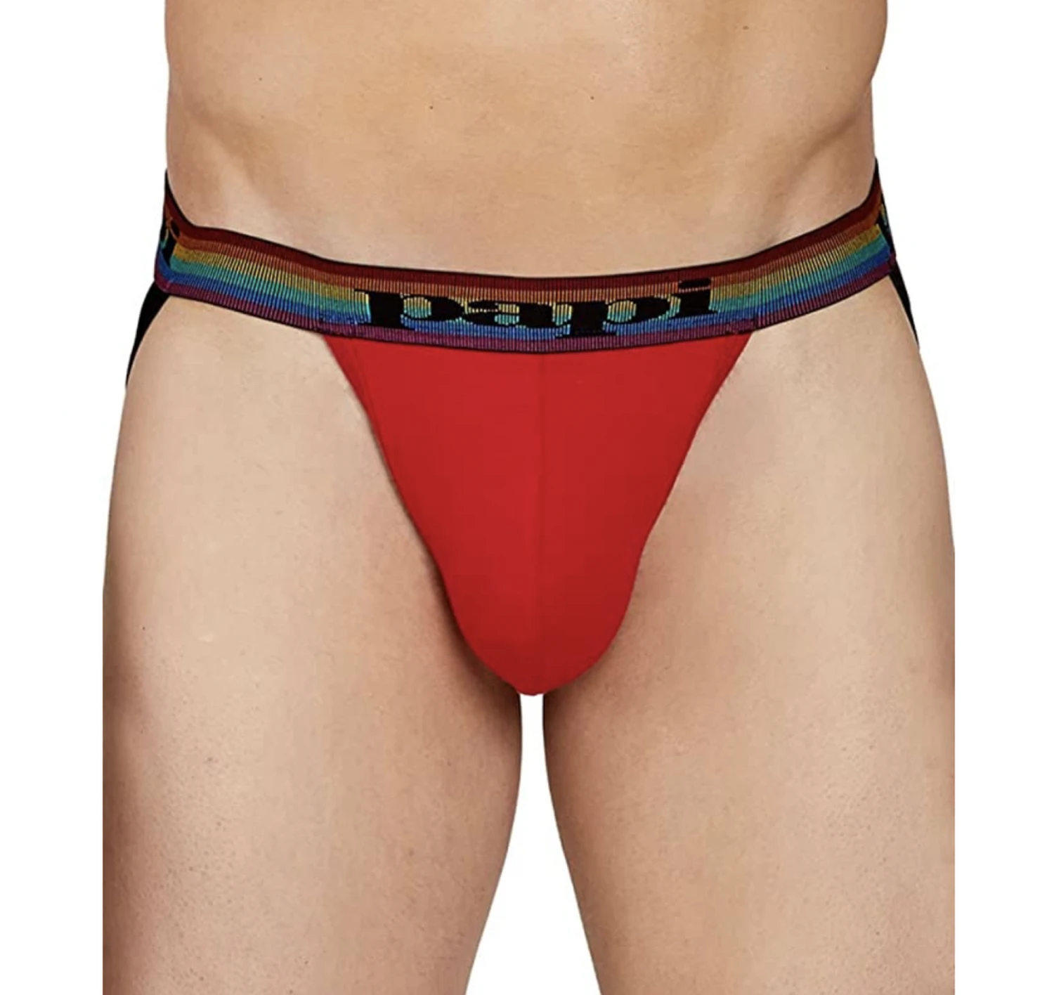 Papi - Pride Cotton Jockstrap - Red 3 Papi - Pride Cotton Jockstrap - Red