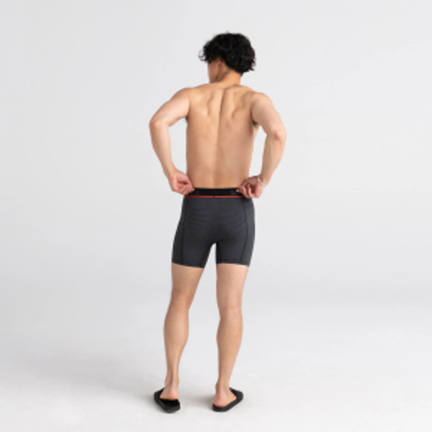 SAXX Kinetic HD - Boxer Brief - Gray Mini Stripe 6 SAXX Kinetic HD - Boxer Brief - Gray Mini Stripe - Image 4