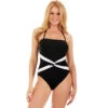 InstantFigure Contrast Twist Front 1 Pc. Swimsuit 2 InstantFigure Contrast Twist Front 1 Pc. Swimsuit -Swimming Clothing 2498270 1007