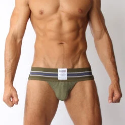 CellBlock 13 Tight End Jockstrap - Army Green