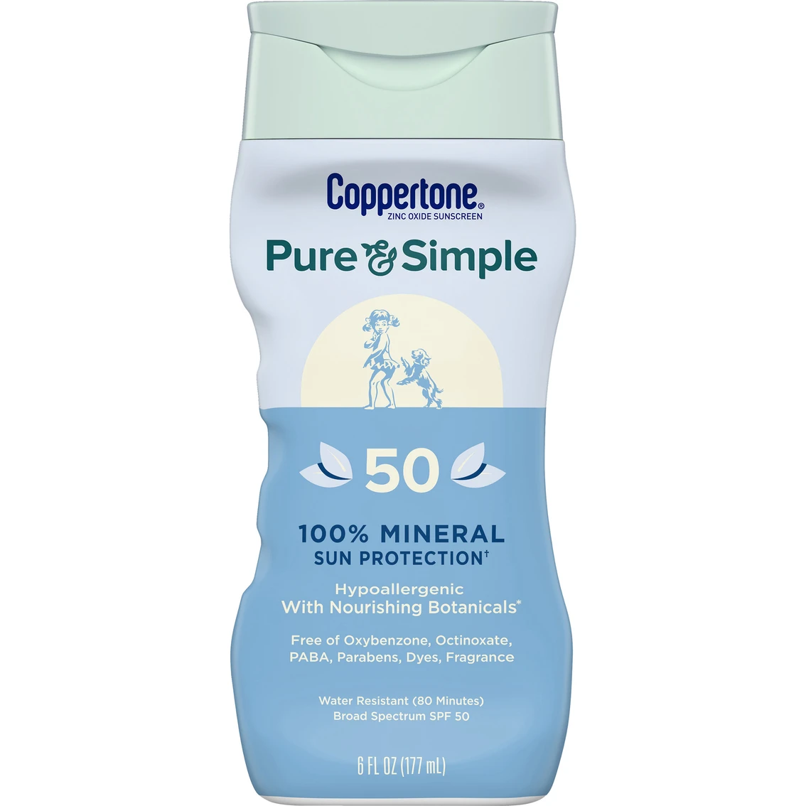 Coppertone Pure And Simple SPF 50 Lotion 6 Oz. 3 Coppertone Pure And Simple SPF 50 Lotion 6 Oz.