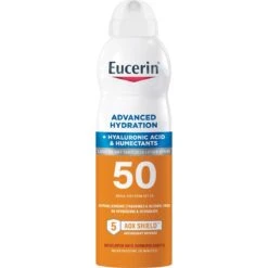 Eucerin Sun Advanced Hydration SPF 50 Spray 6 Oz.