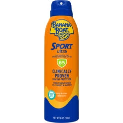 Banana Boat Sport Ultra SPF 65 Sunscreen Spray 6 Oz.