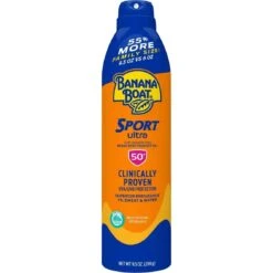 Banana Boat Sport Ultra Family Size SPF 50 Spray 9.5 Oz.