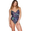 Lavish Palmtastic Print Crossover Swimsuit -Swimming Clothing 3426170 JOSB