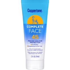 Coppertone Complete Face Lotion, SPF 50, 2.5 Oz.