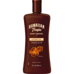 Hawaiian Tropic Dark SPF 4 Tanning Oil 8 Oz.