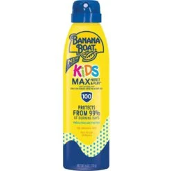 Banana Boat UltraMist Kids MAX Protect & Play Clear Spray Sunscreen SPF 100: 6 OZ
