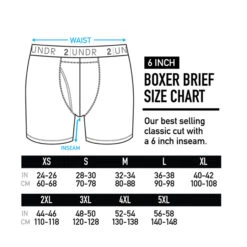 2UNDR - Swing Shift Boxer Brief - Orange/Gray -Swimming Clothing 45955 Sizing 11694.1663122361