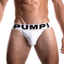 PUMP! White Jockstrap