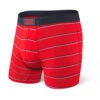 SAXX Vibe Red Shallow Stripe Boxer Brief 2 SAXX Vibe Red Shallow Stripe Boxer Brief -Swimming Clothing 53276 Front 37270.1643150353
