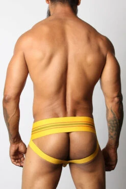 CellBlock 13 Tight End Jockstrap - Yellow -Swimming Clothing 6111 39522.1652561629
