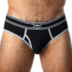 Nasty Pig - Y-Front Brief - Black/Grey 10 Nasty Pig - Y-Front Brief - Black/Grey -Swimming Clothing 61170 F 30307.1664316124