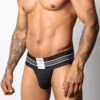 CellBlock 13 Tight End Jockstrap - Black 2 CellBlock 13 Tight End Jockstrap - Black -Swimming Clothing 6120 83305.1652561630