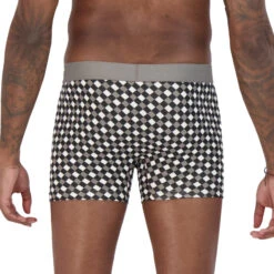 Wood - Boxer Brief W/ Fly - B/W Dimension -Swimming Clothing 61489 B2 87916.1666065242