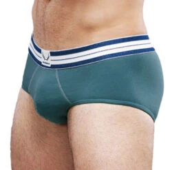 BlueBuck - Classic Organic Cotton Brief - Hydro Green -Swimming Clothing 61501 S 77176.1663023715