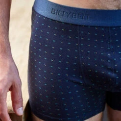 Billybelt - Organic Cotton Boxer Brief - Navy Dots -Swimming Clothing 62643 D 72 34443.1655254382