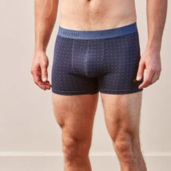 Billybelt - Organic Cotton Boxer Brief - Navy Dots -Swimming Clothing 62643 F 72 66002.1655254379