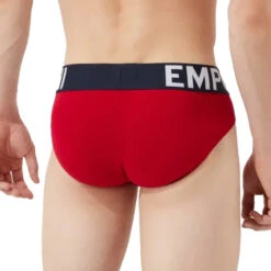 Giorgio Armani Emporio Armani - Mega Logo Brief - Cherry -Swimming Clothing 63207 B 01820.1669947319