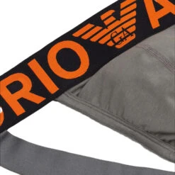 Giorgio Armani Emporio Armani - Mega Logo Jockstrap - Pewter -Swimming Clothing 63222 D 03091.1669947203