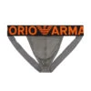 Giorgio Armani Emporio Armani - Mega Logo Jockstrap - Pewter -Swimming Clothing 63222 F 13219.1669947200