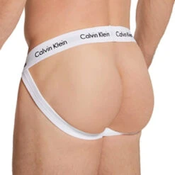 Calvin Klein - Cotton Stretch Jockstrap - White -Swimming Clothing 63305 B 72 88880.1655254628