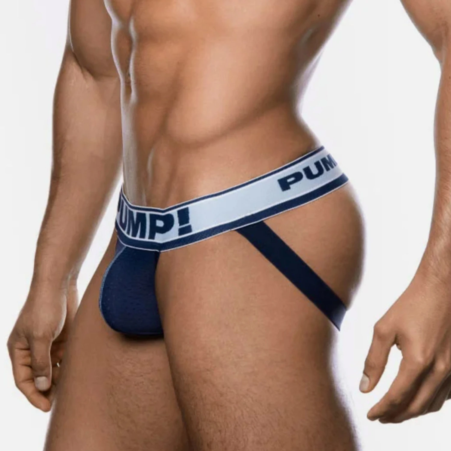 PUMP! - Classic Jockstrap - Blue Steel 4 PUMP! - Classic Jockstrap - Blue Steel - Image 2