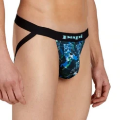 Papi - MIcrofiber Jockstrap - Aqua Statue -Swimming Clothing 64001 S 19774.1655326450