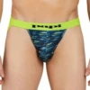 Papi - Print Jockstrap - Lime Glitch -Swimming Clothing 64003 1 81209.1652720088