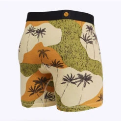 Stance - Butter Blend Boxer Brief - Palmoflage Tan -Swimming Clothing 64546 B 42493.1666984503
