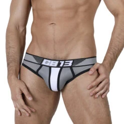CellBlock 13 - Marathon Low Rise Brief - Grey -Swimming Clothing 64925 F 69604.1653010232