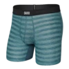SAXX - Hot Shot Cooling Mesh Boxer Brief - Teal Heather -Swimming Clothing 65283 F 13573.1664302848