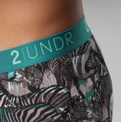 2UNDR - Swing Shift Boxer Brief - Zebras 9 2UNDR - Swing Shift Boxer Brief - Zebras -Swimming Clothing 65360 D 73963.1661982500