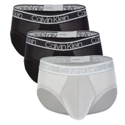 Calvin Klein - 3-Pack Ultimate Comfort Bamboo Brief - Black/Gray