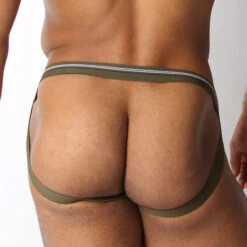 Cellblock 13 - Tight End Swimmer Jockstrap - Army 7 Cellblock 13 - Tight End Swimmer Jockstrap - Army -Swimming Clothing 65821 B 37048.1661973725
