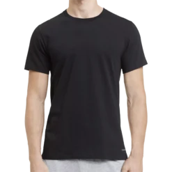 Calvin Klein - 5-Pack Cotton Classics Crew Neck T-Shirt - Wt/Gry/Bk -Swimming Clothing 66200 F4 19327.1670629680