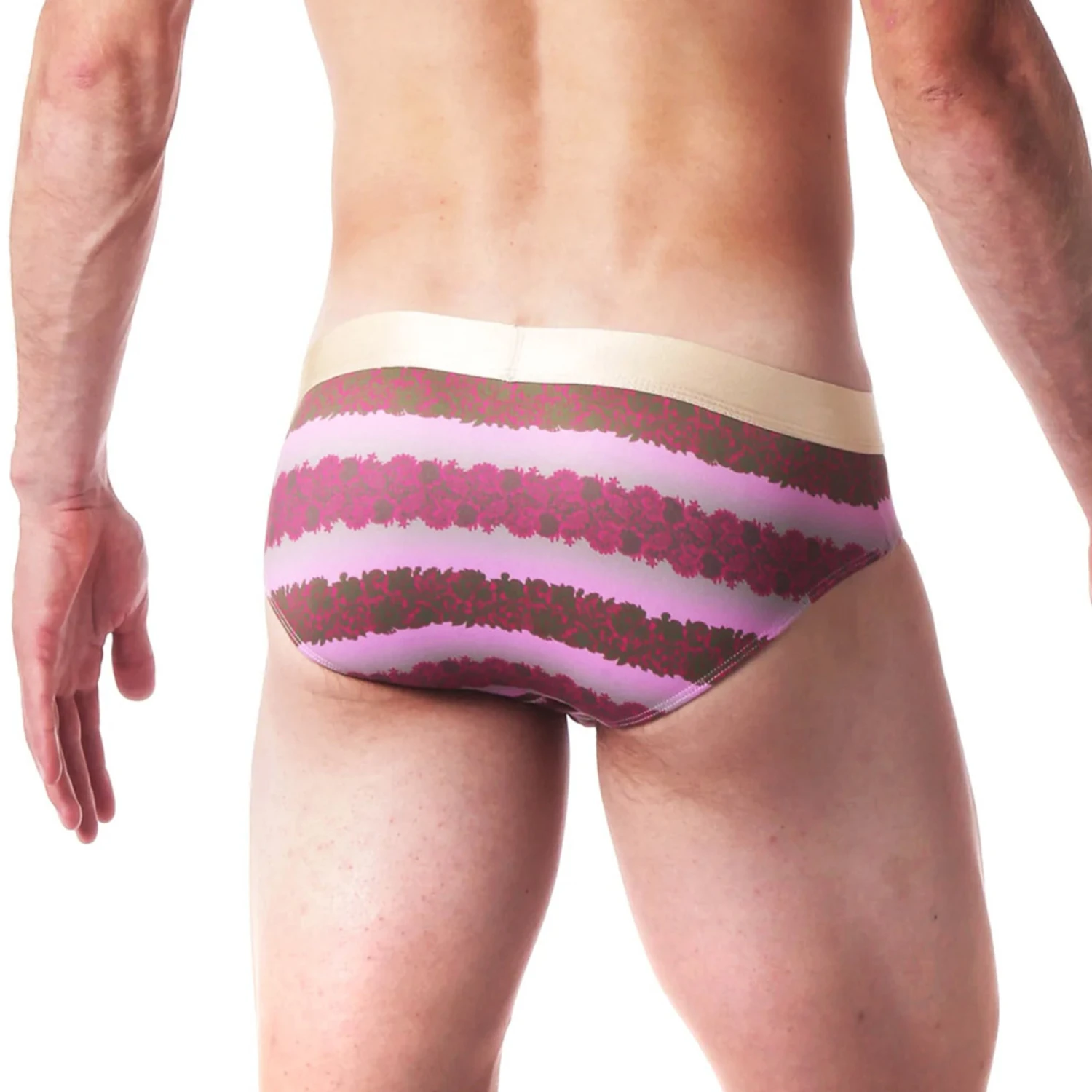 Parke & Ronen - Low Rise Brief - Strawberry Venetian 4 Parke & Ronen - Low Rise Brief - Strawberry Venetian - Image 2
