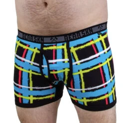 BEAR SKN - Bamboo Boxer Brief - Plaid Paint 7 BEAR SKN - Bamboo Boxer Brief - Plaid Paint -Swimming Clothing 67072 F 11277.1670551414