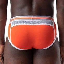 Nasty Pig - Xposed Classic Brief - Orange/Grey -Swimming Clothing 67102 B 66309.1682451239