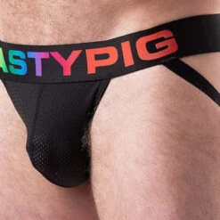 Nasty Pig - Pride Jockstrap 2.0 - Black -Swimming Clothing 67195 D 95311.1686871851