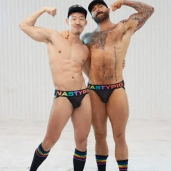 Nasty Pig - Pride Jockstrap 2.0 - Black -Swimming Clothing 67195 LS 94170.1686871852