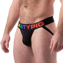 Nasty Pig - Pride Jockstrap 2.0 - Black -Swimming Clothing 67195 S 84065.1686871848
