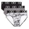 2(x)ist - (X) Sport Low Rise Brief 3-Pack - Black/Lead/Camo Gray 2 2(x)ist - (X) Sport Low Rise Brief 3-Pack - Black/Lead/Camo Gray -Swimming Clothing 67417 F1 06635.1675200191